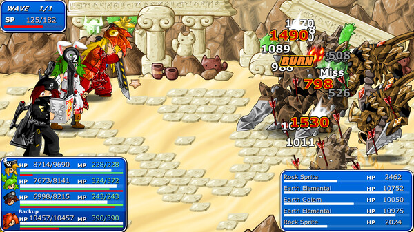 Screenshot z Epic Battle Fantasy 4