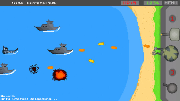 Screenshot 3 of Coastal Defense - more gameplay footage