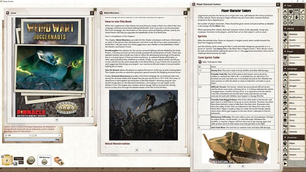 Fantasy Grounds - Weird War I: Juggernauts #SWADE