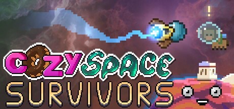 Cozy Space Survivors header banner