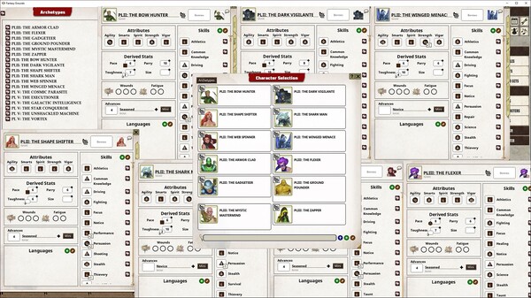 Fantasy Grounds - Necessary Evil Archetype Cards