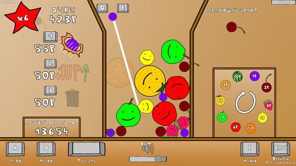 Screenshot z Watermelon Game