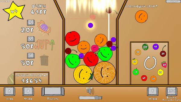 Screenshot z Watermelon Game