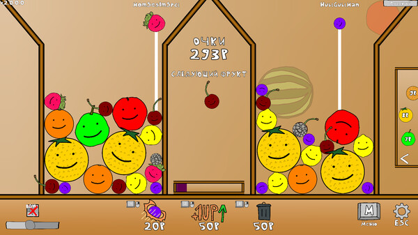 Screenshot z Watermelon Game