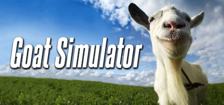 Steam header art for Goat Simulator