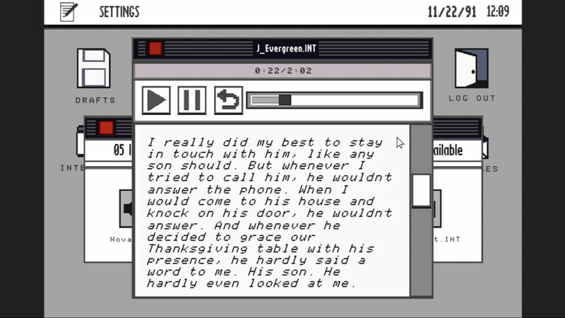 Report on the Death of Robert Evergreen screenshot