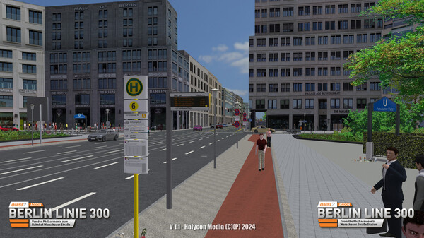 OMSI 2 Add-on Berlin Linie 300 — скриншот 11