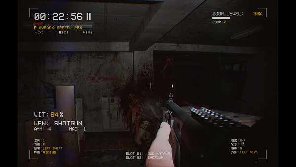 Screenshot z DEADCAM | ANALOG • SURVIVAL • HORROR