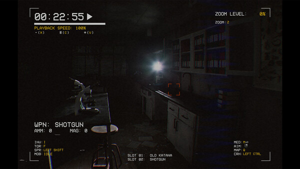Screenshot z DEADCAM | ANALOG • SURVIVAL • HORROR