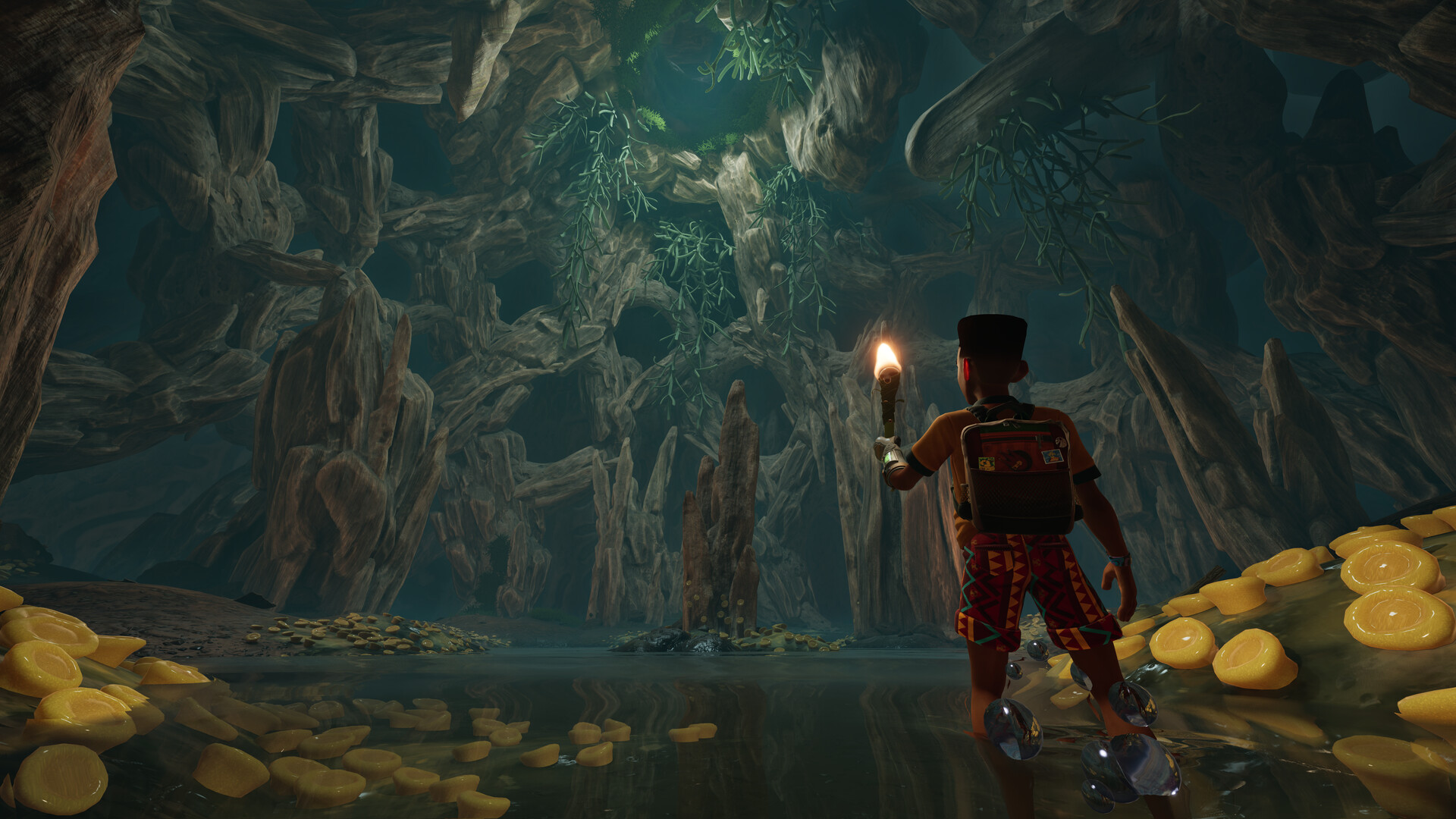 Brookhollow Park's insect-scale combat is the backdrop for Rot and Ruin's new Termite family and Centipede boss. Image: Obsidian Entertainment.
