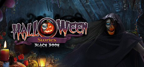 halloween stories: black book vertical card thumbnail