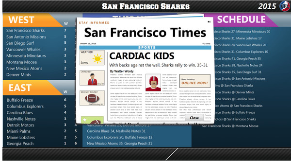 Screenshot z Gridiron Solitaire