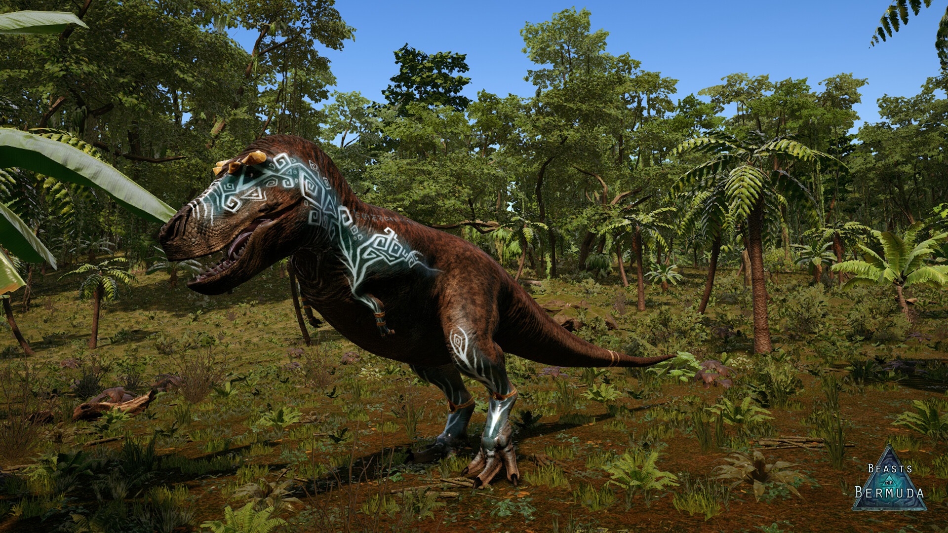Beasts of Bermuda - Tyrannosaurus rex Supporter Warpaint Featured Screenshot #1