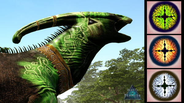 Beasts of Bermuda - Parasaurolophus Supporter Warpaint