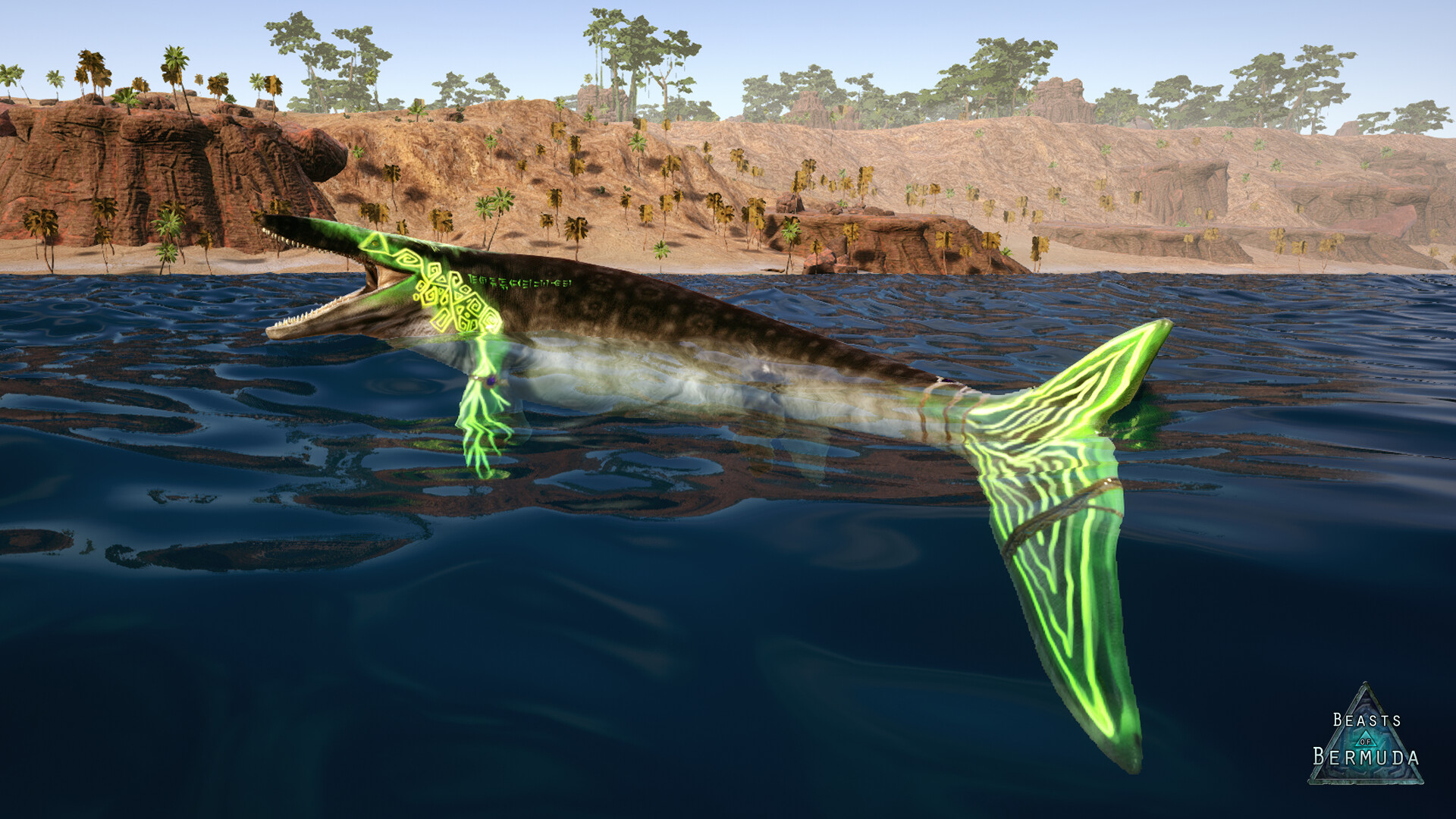 Beasts of Bermuda - Mosasaurus Supporter Warpaint Featured Screenshot #1