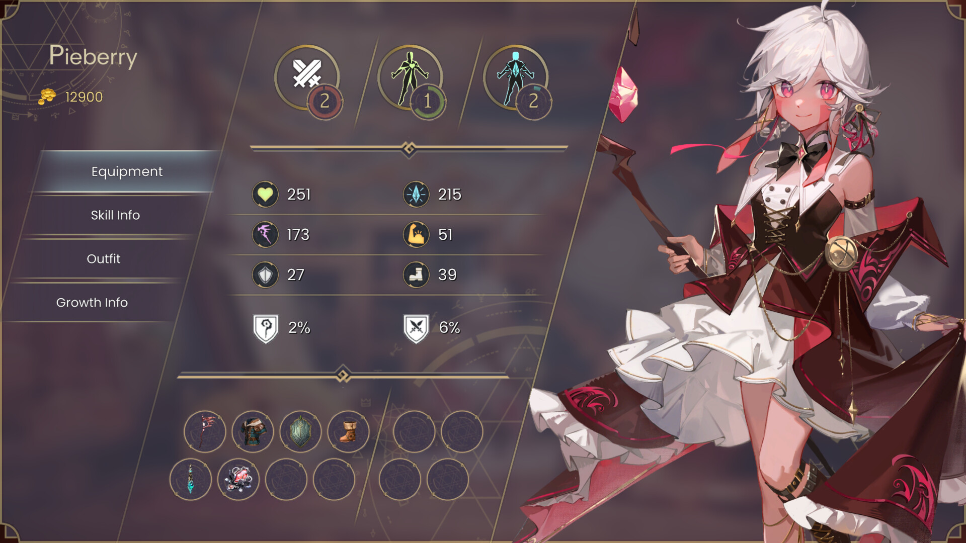 WitchSpring R - Pieberry : Costume DLC - Red Berry White & Red Berry Blossom Featured Screenshot #1