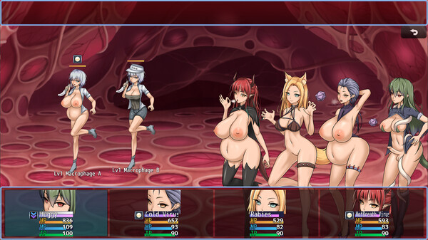 Screenshot of Worm Nest Plague gameplay showing in-action mechanics