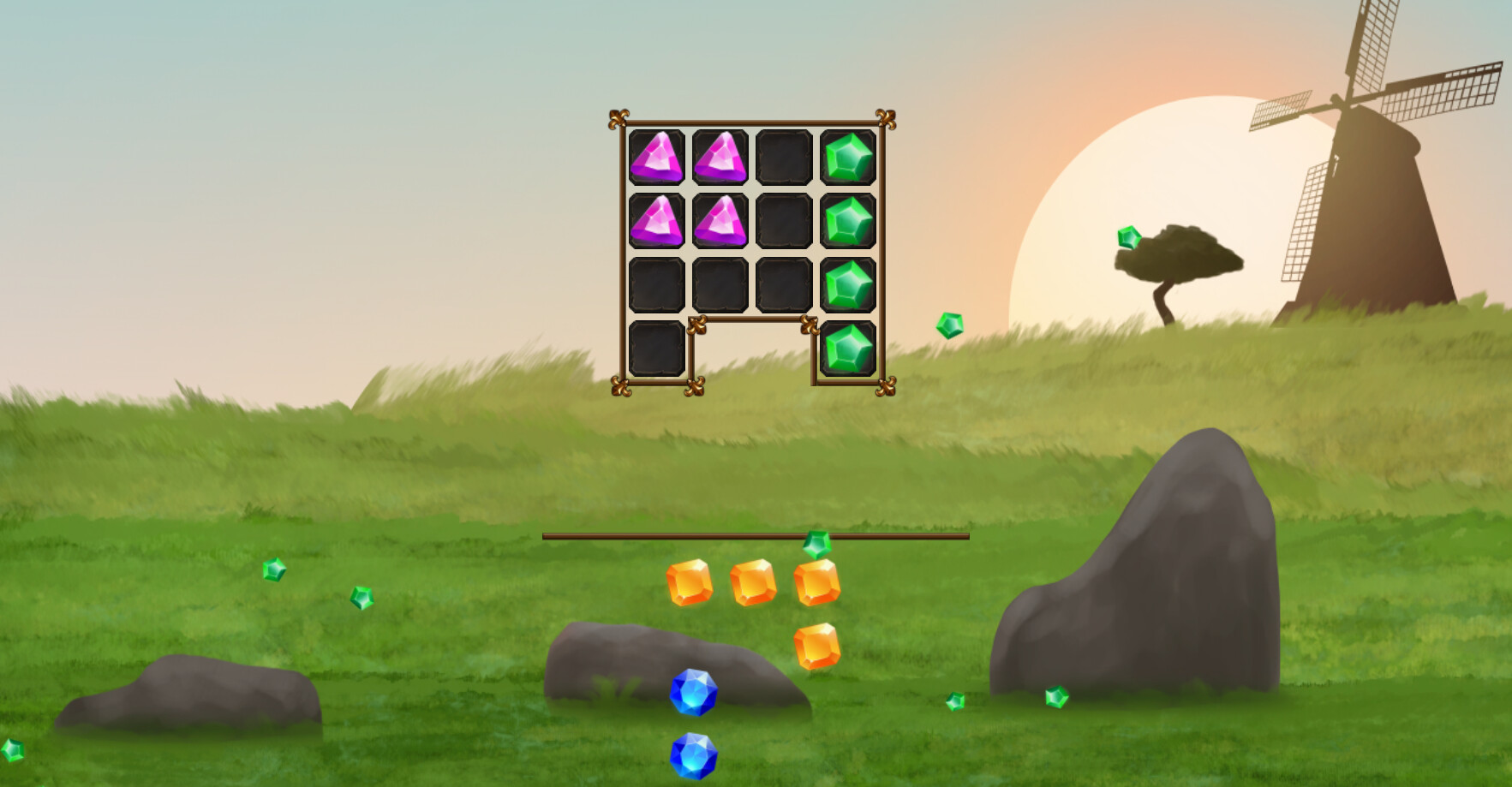 Gemstone Puzzle Fury - Expansion Packのスクリーンショット 1
