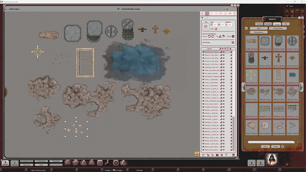 Fantasy Grounds - FG Haunted Interiors Map Pack