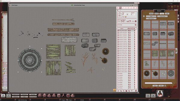 Fantasy Grounds - FG Haunted Interiors Map Pack