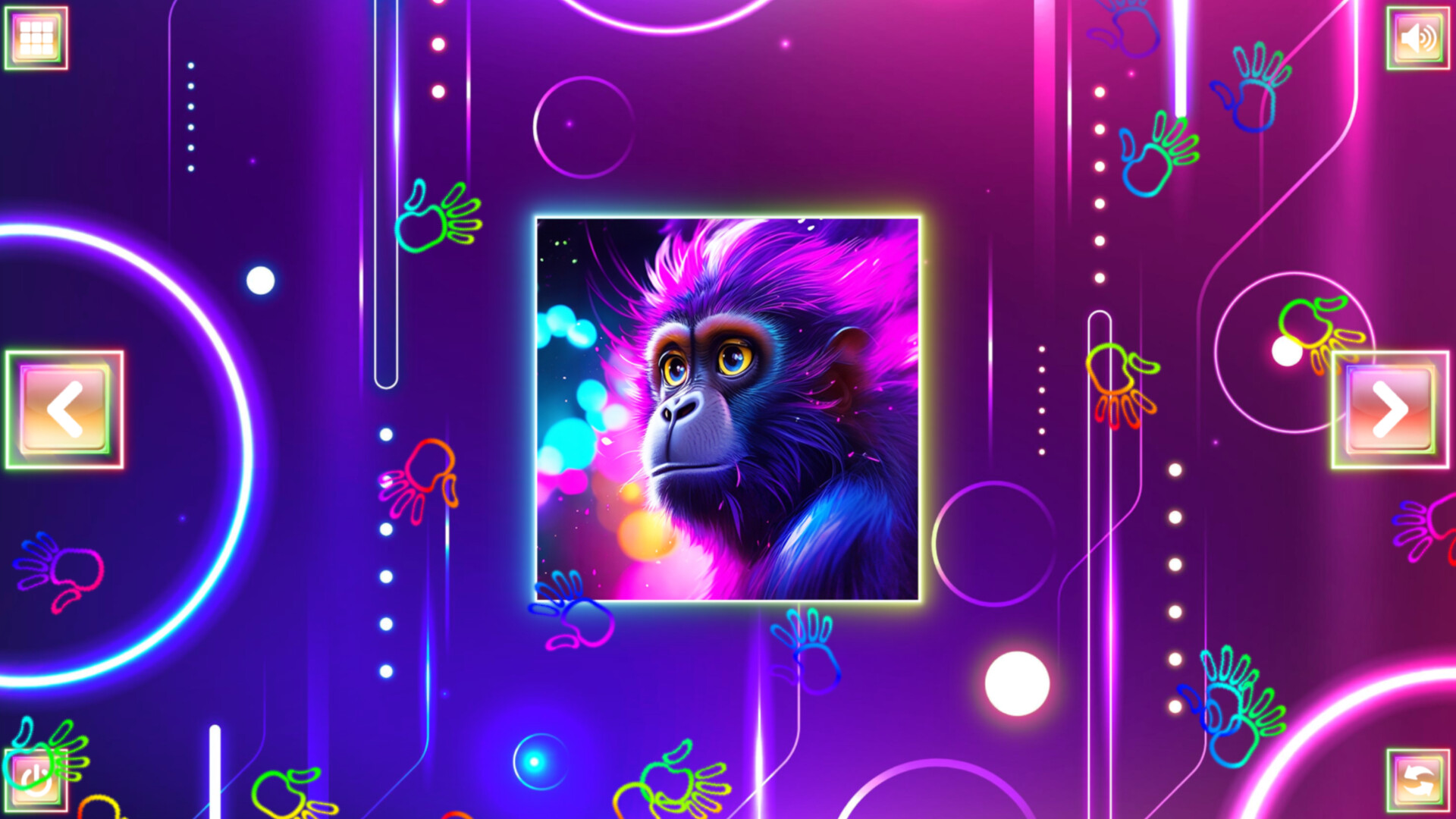 Neon Fantasy: Monkeys screenshot 6