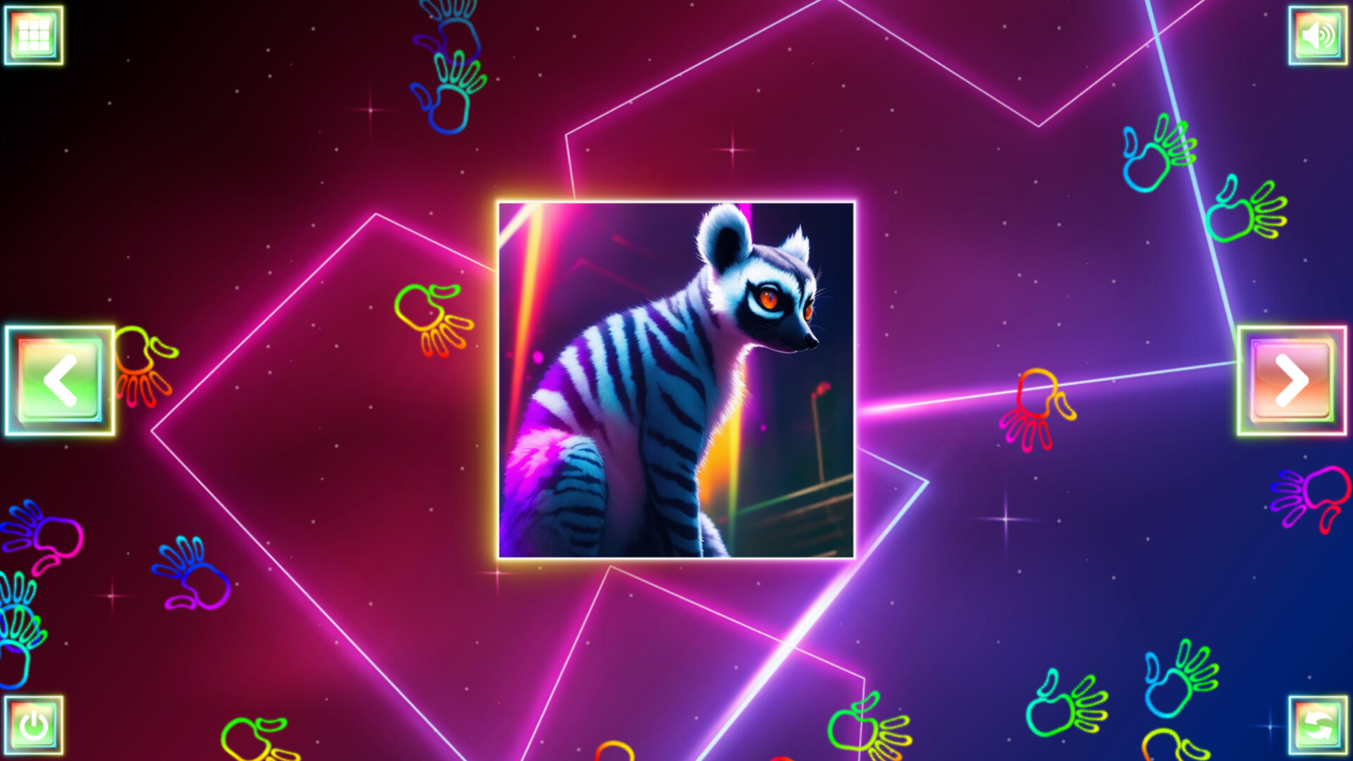 Neon Fantasy: Monkeys screenshot 4