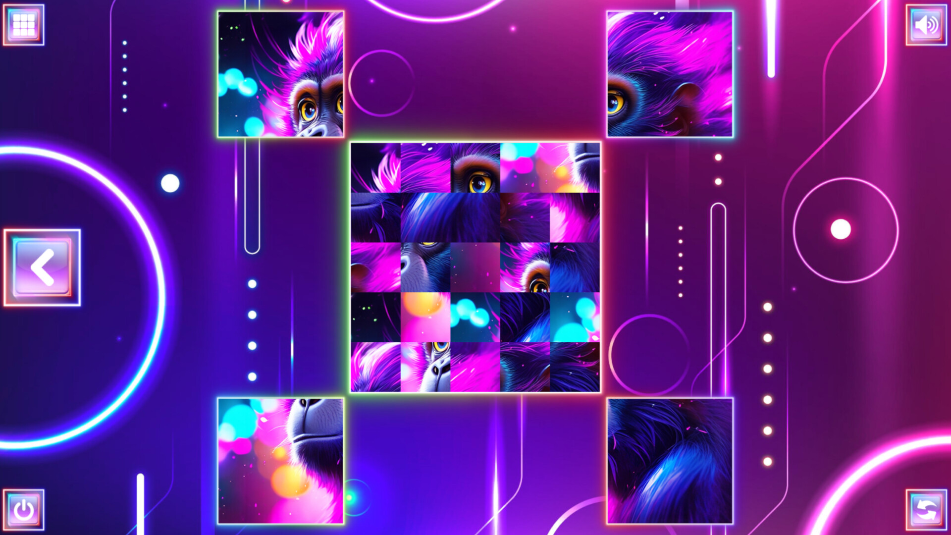 Neon Fantasy: Monkeys screenshot 5