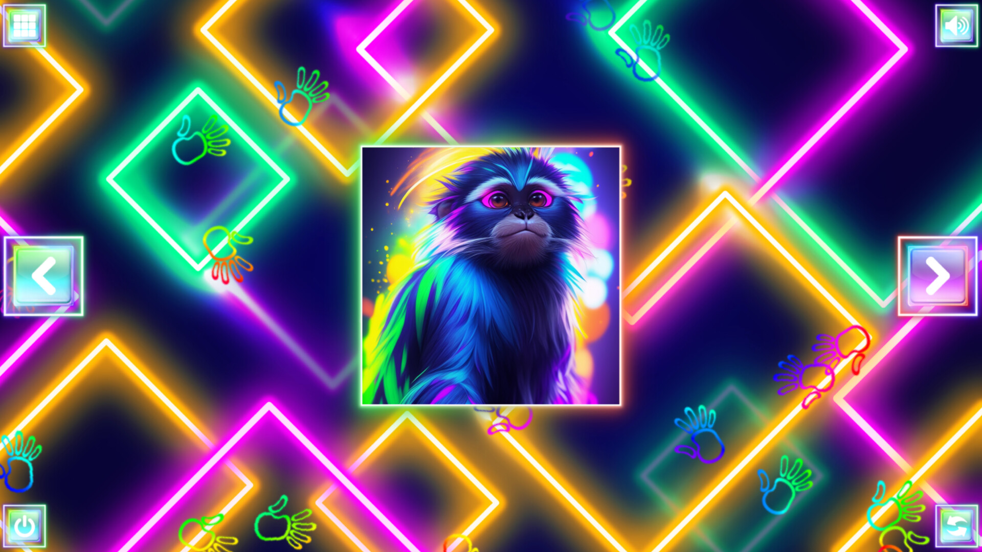 Neon Fantasy: Monkeys screenshot 8