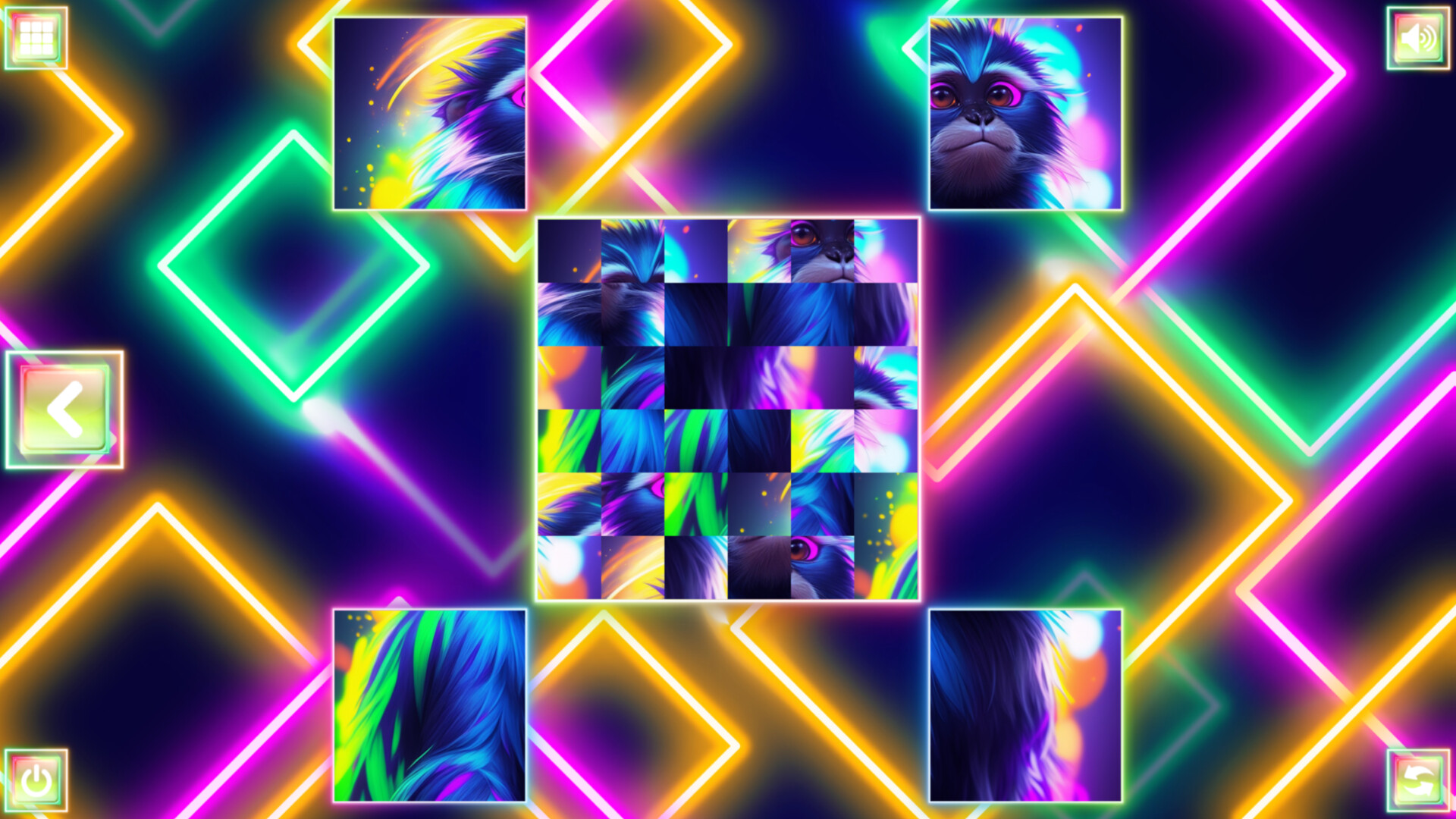 Neon Fantasy: Monkeys screenshot 7