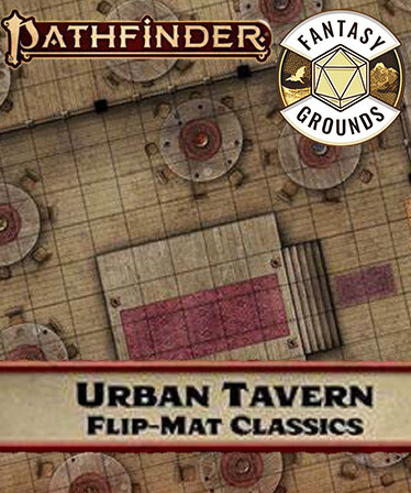 Fantasy Grounds - Pathfinder RPG - Pathfinder Flip-Mat Classics - Urban Tavern