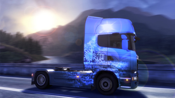 Screenshot z Euro Truck Simulator 2 - Ice Cold Paint Jobs Pack