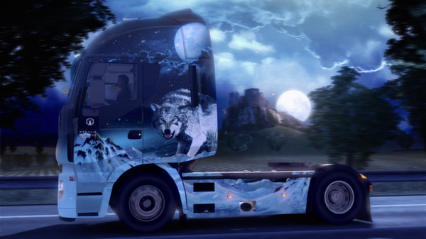Screenshot z Euro Truck Simulator 2 - Ice Cold Paint Jobs Pack