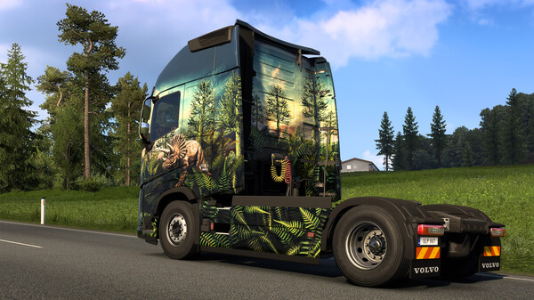 Screenshot z Euro Truck Simulator 2 - Prehistoric Paint Jobs Pack