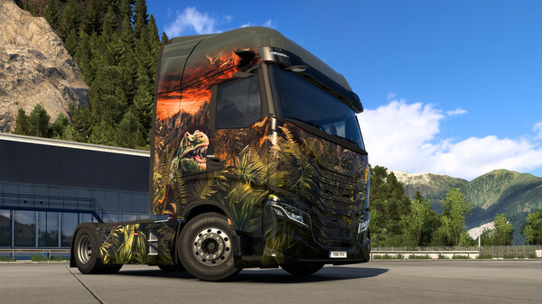 Screenshot z Euro Truck Simulator 2 - Prehistoric Paint Jobs Pack