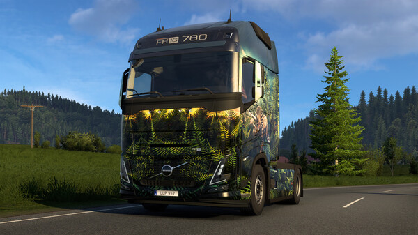 Screenshot z Euro Truck Simulator 2 - Prehistoric Paint Jobs Pack