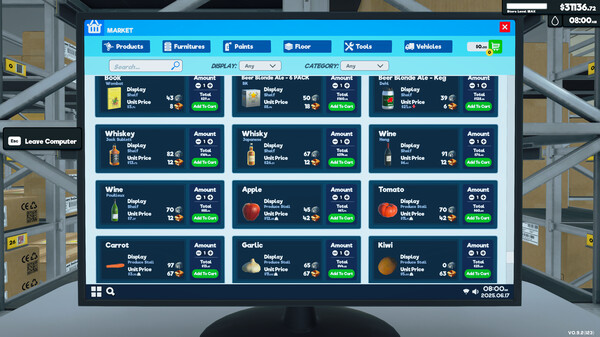 Supermarket Simulator.