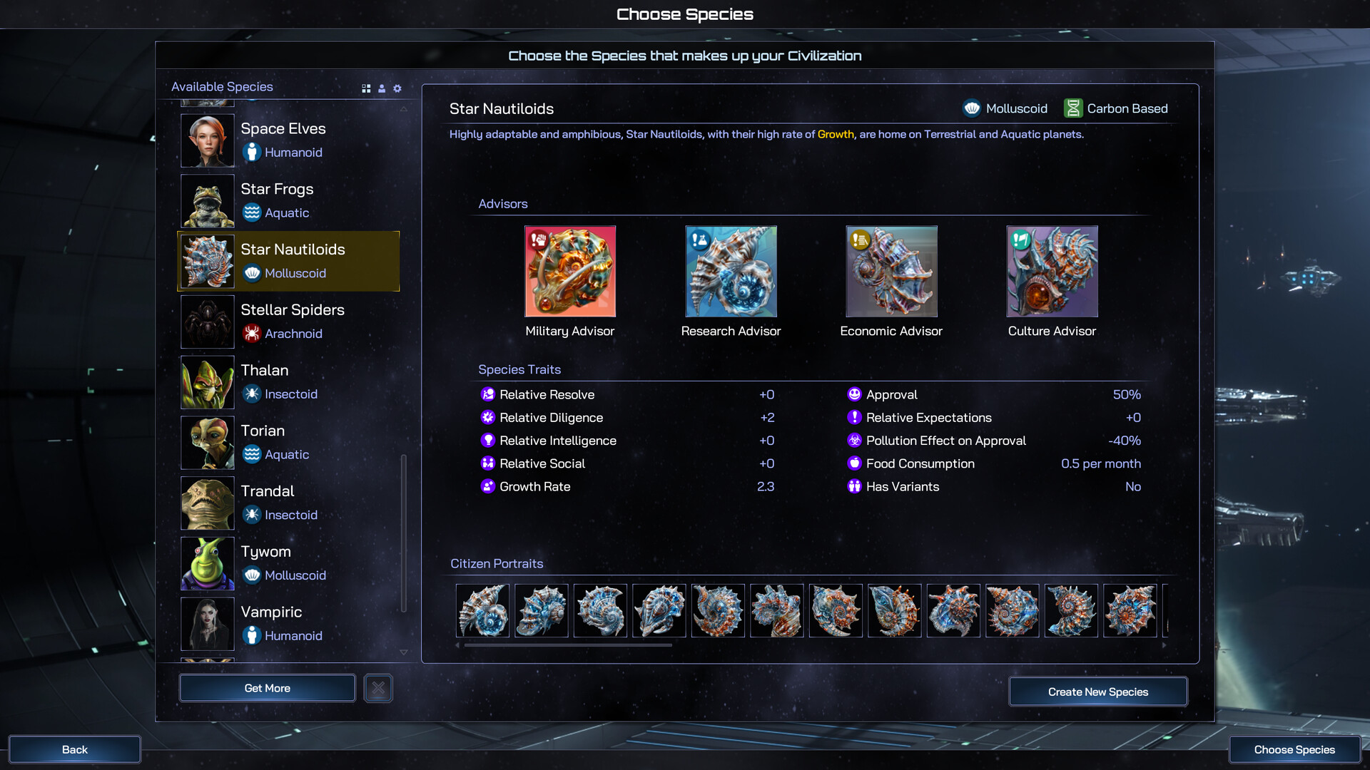 Galactic Civilizations IV - Species Pack Featured Screenshot #1