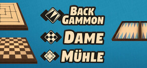 Backgammon + Dame + Mühle