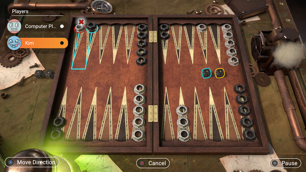 Backgammon + Checkers + Mills screenshot 4