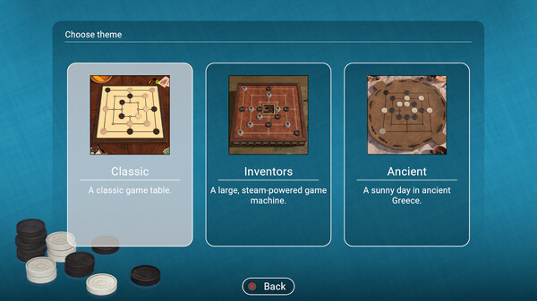 Screenshot z Backgammon + Checkers + Mills