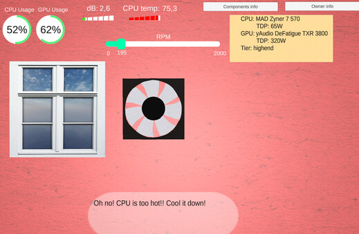 Cooling Simulator screenshot 3