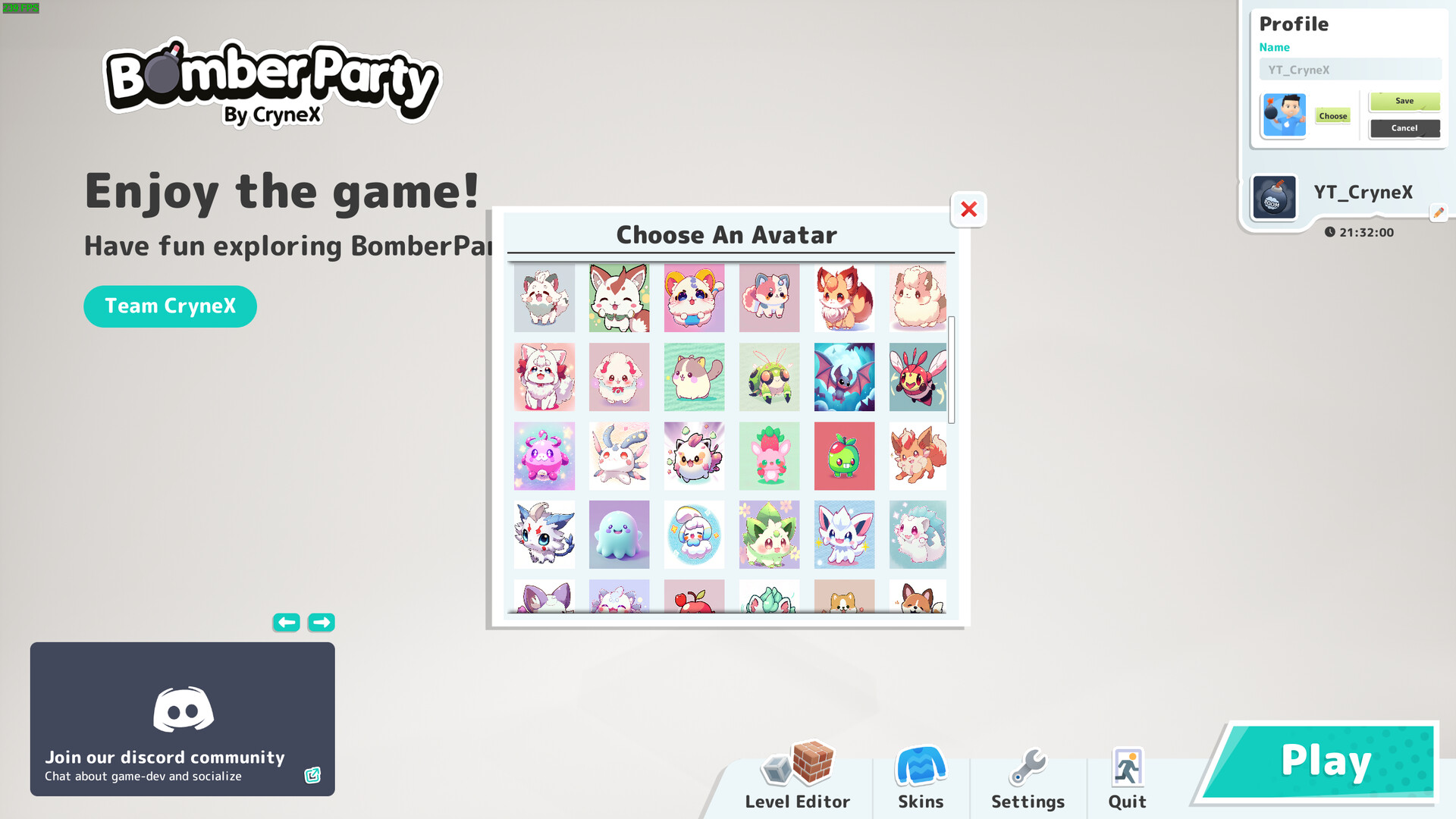 Bomber Party Cute Anime Creatures Avatar DLC Featured Screenshot #1