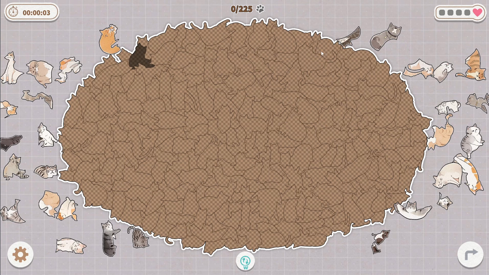 Cats Huddled Together 挤在一起的猫猫们 screenshot 2