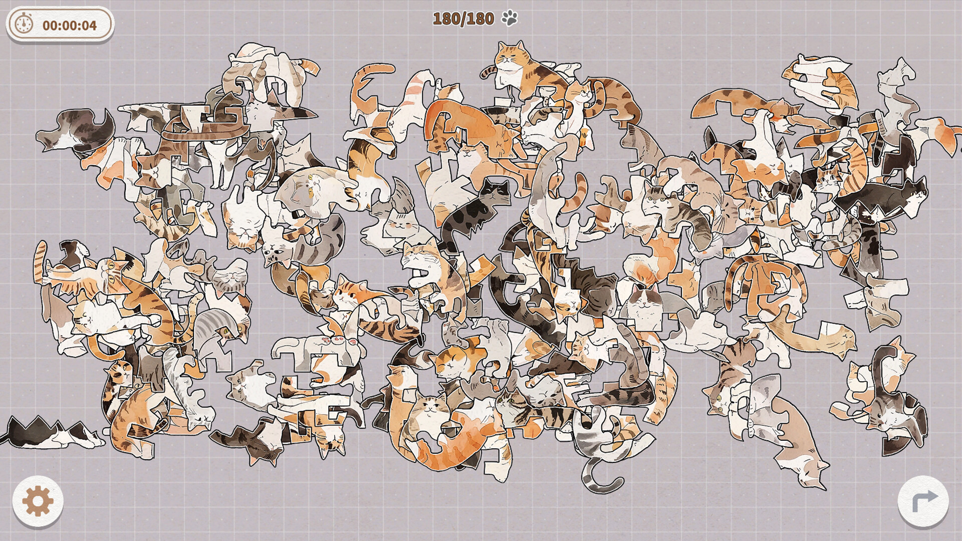 Cats Huddled Together 挤在一起的猫猫们 screenshot 4