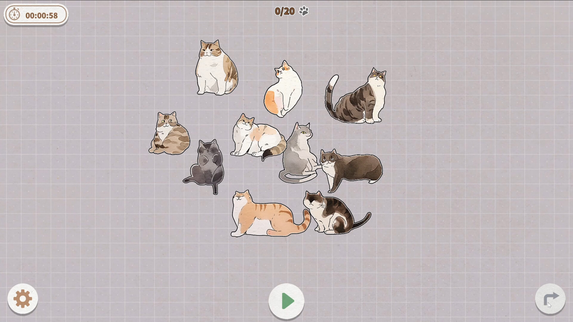 Cats Huddled Together 挤在一起的猫猫们 screenshot 5
