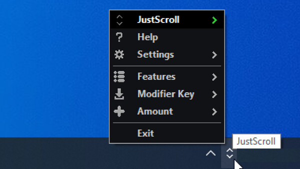 JustScroll screenshot 1