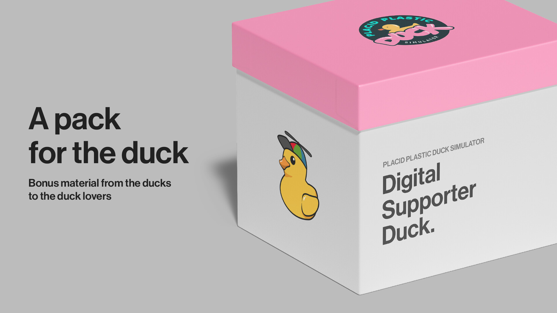 Placid Plastic Duck Simulator - Digital Supporter Duck Featured Screenshot #1