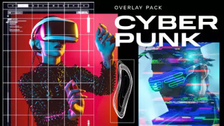 Movavi Video Editor 2024 - Cyberpunk Overlay Pack