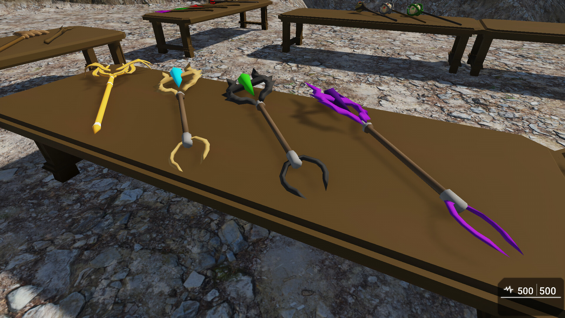 GameGuru MAX - Low Poly Asset Pack - Mage Weapons: Melee DLC gameplay screenshot 6