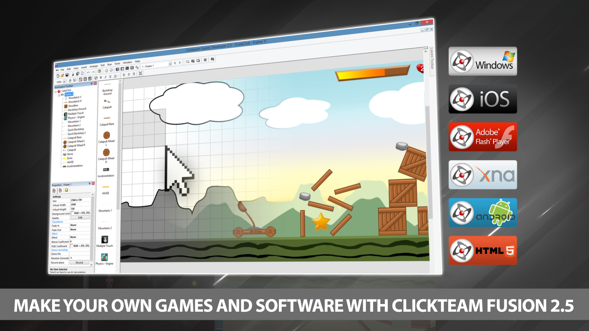 HTML5 Exporter for Clickteam Fusion 2.5 Featured Screenshot #1